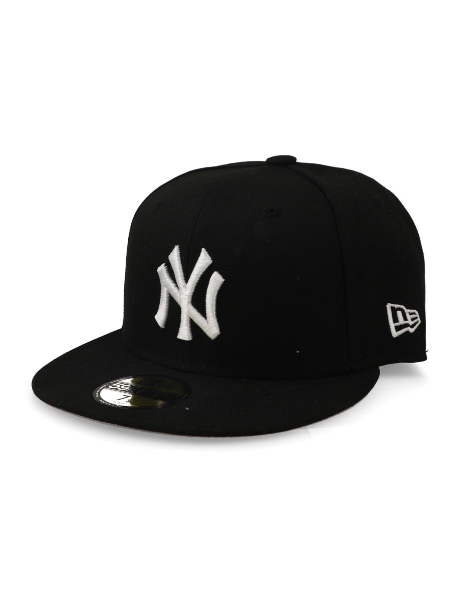 Gorra visera plana cerrada para béisbol New Era 59 Fifty MLB Yankees Basic Negro Cerrada New York Yankees para adulto