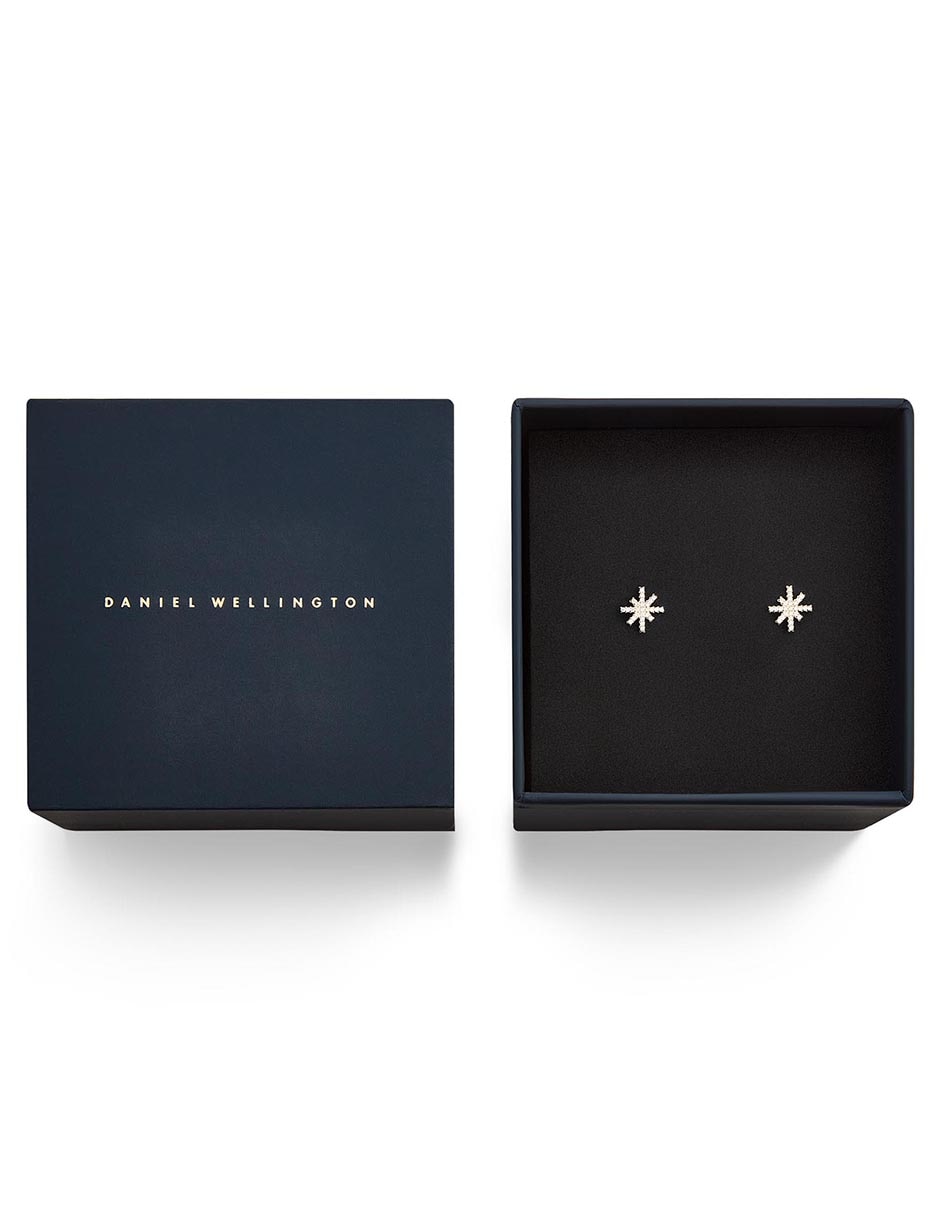 Set de aretes de estrella con acabado cristal 3