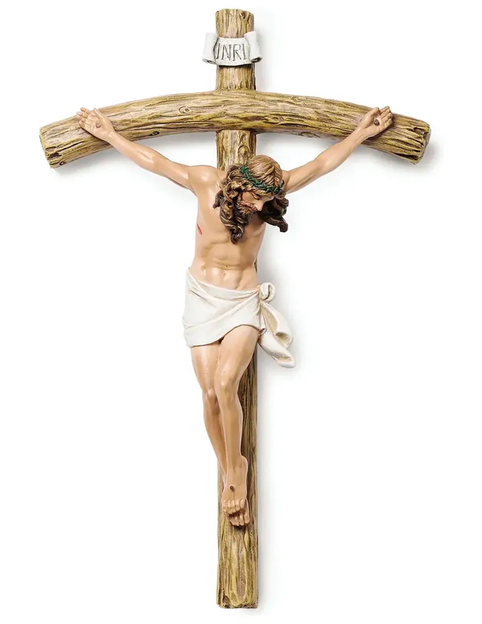 Escultura religiosa Joseph´s SItudio Crucifijo de pared INRI Escultura religiosa Joseph´s SItudio Crucifijo de pared INRI