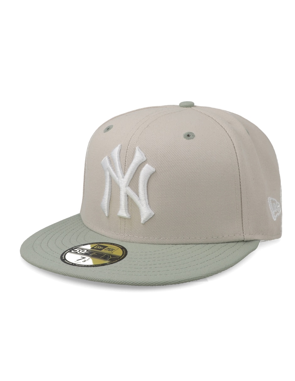 Gorra visera plana cerrada para béisbol New Era 59 Fifty MLB Yankees Sea Glass Cerrada New York Yankees para adulto