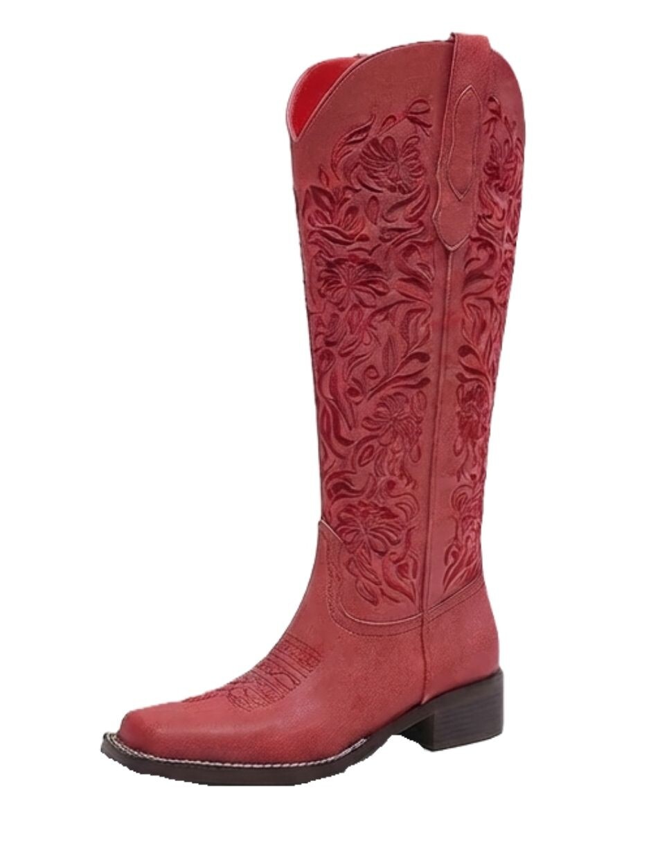 Bota abajo de la rodilla gwin para mujer