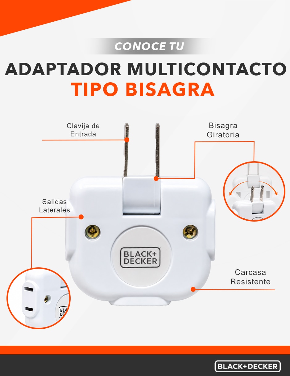 Multicontacto BDXEEMTADP6 de 3 contactos 2
