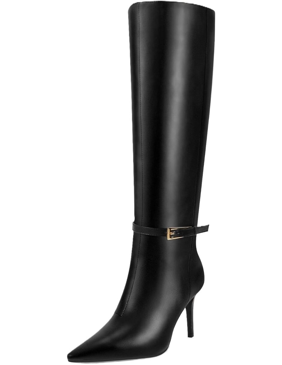 Bota abajo de la rodilla gwin para mujer
