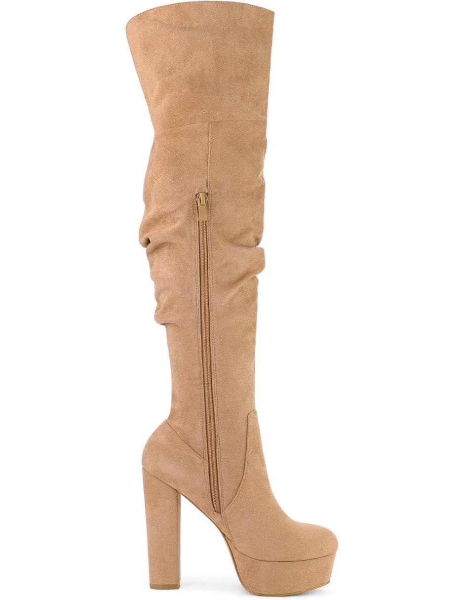 Bota arriba de la rodilla gwin para mujer