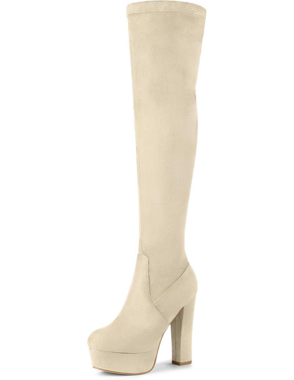 Bota abajo de la rodilla para mujer 1
