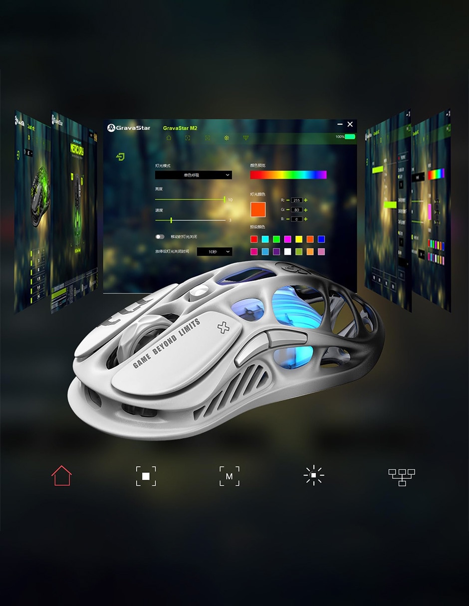 Mouse gamer Mercury M1 Pro 3