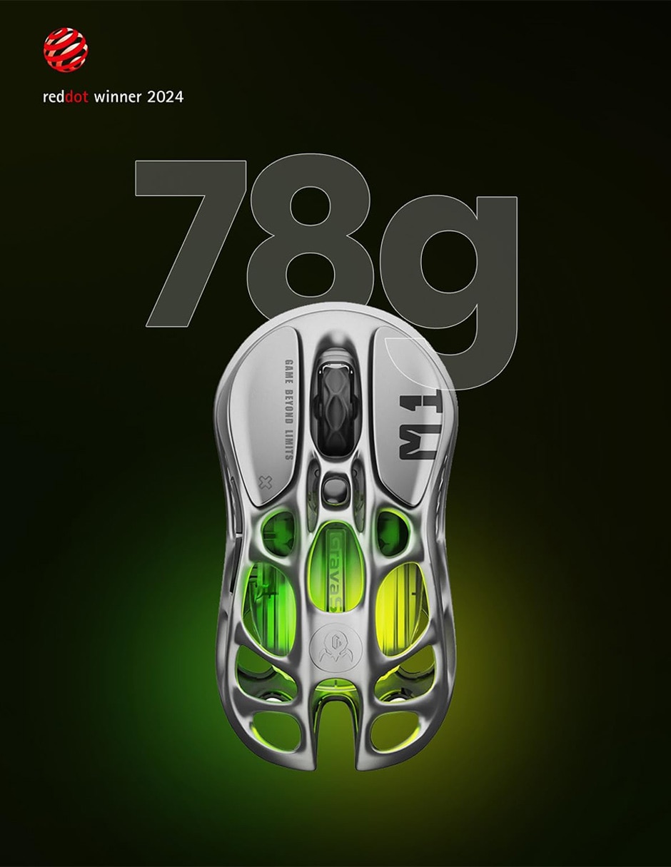 Mouse gamer Gravastar Mercury M1 Pro