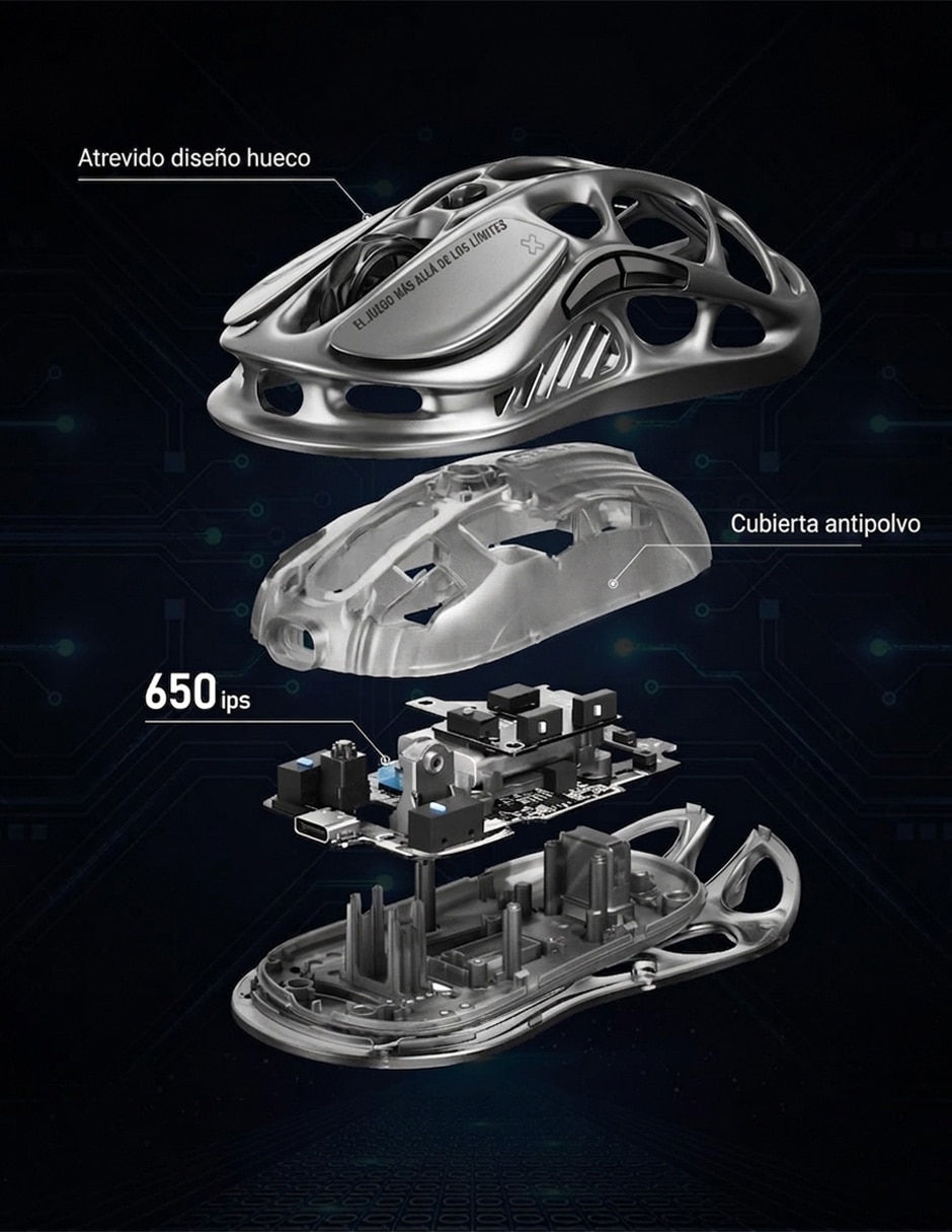 Mouse gamer Gravastar Mercury M1 Pro