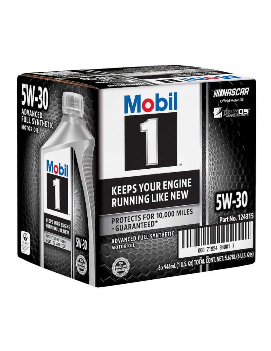 Aceite sintético para automóvil 5W-30 6 cuartos 5 L Aceite sintético para automóvil 5W-30 6 cuartos 5 L