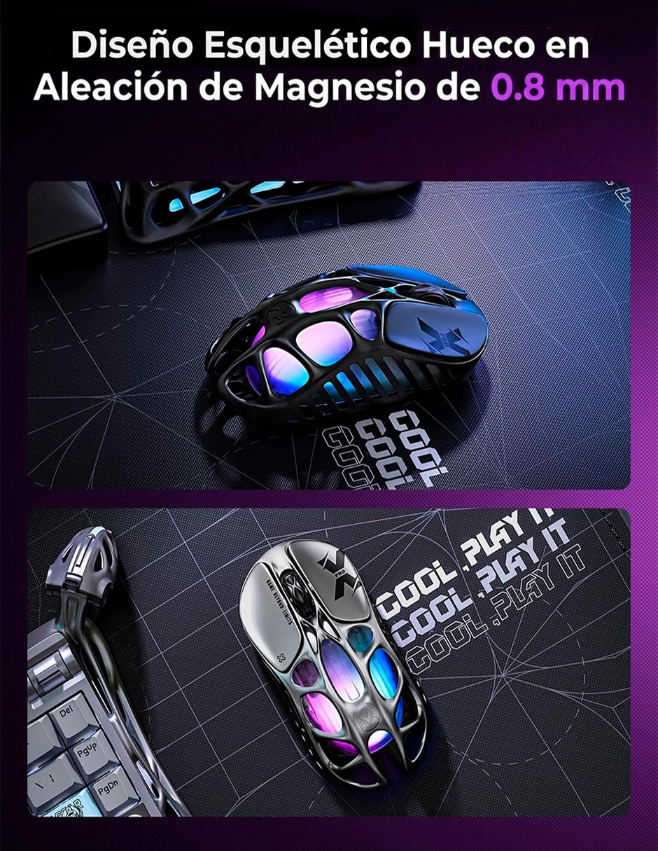 Mouse gamer Gravastar Mercury XPro 8K