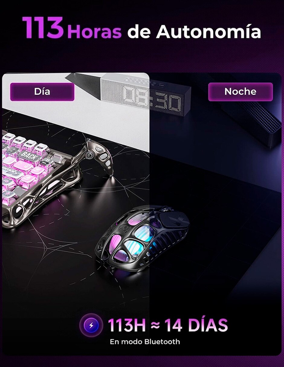 Mouse gamer Mercury XPro 8K 6