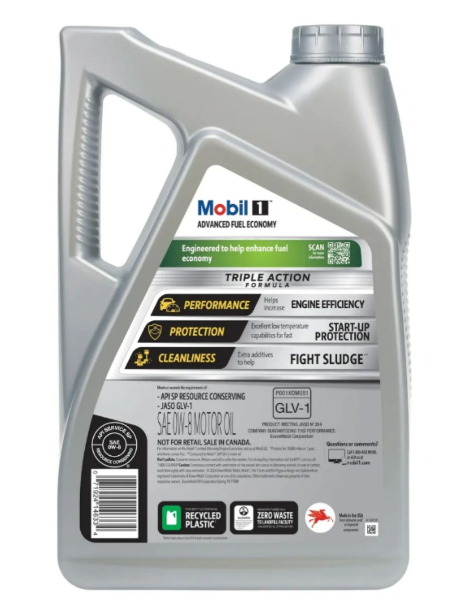 Aceite sintético para automóvil 5 L 2