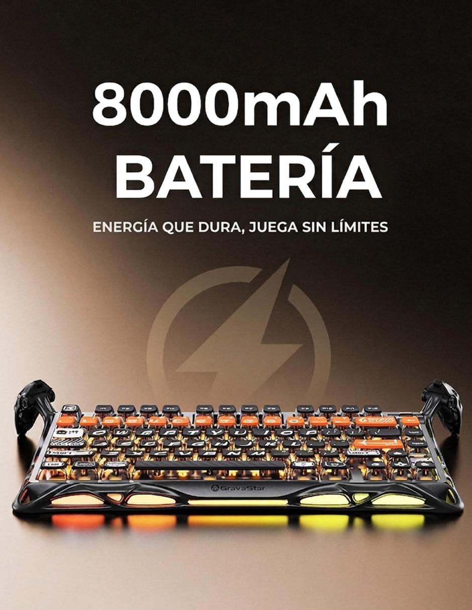 Alámbrica e inalámbrica QWERT inglés con interruptor Lineal (Red Black) Mercury K1 Pro 5