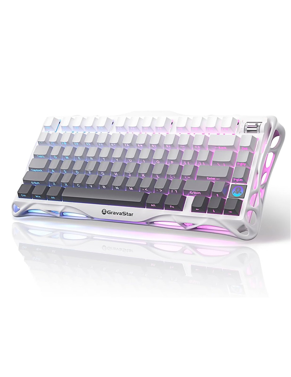 Teclado gamer alámbrica e inalámbrica QWERT inglés con interruptor Lineal (Red Black) Mercury K1 Teclado gamer alámbrica e inalámbrica QWERT inglés con interruptor Lineal (Red Black) Mercury K1