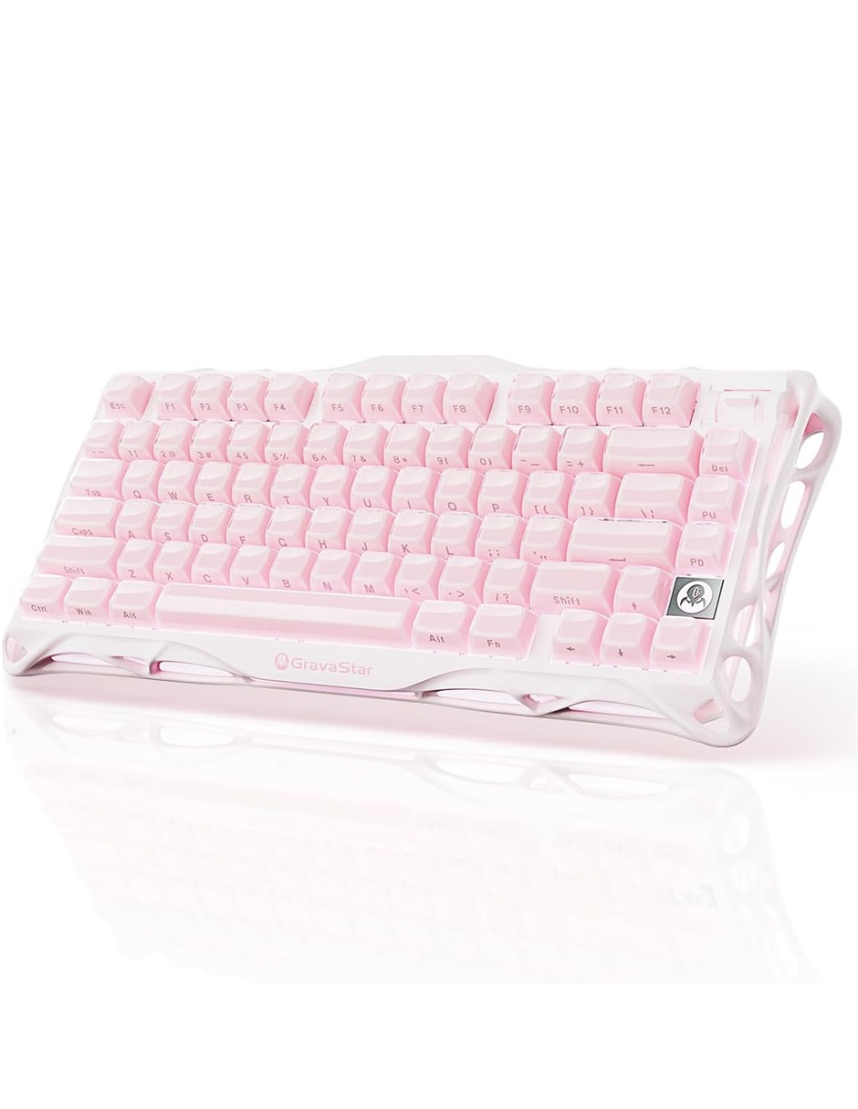 Teclado gamer alámbrica e inalámbrica QWERT inglés con interruptor Lineal (Red Black) Mercury K1 1