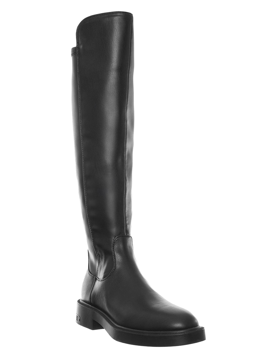 Bota arriba de la rodilla guess de piel para mujer