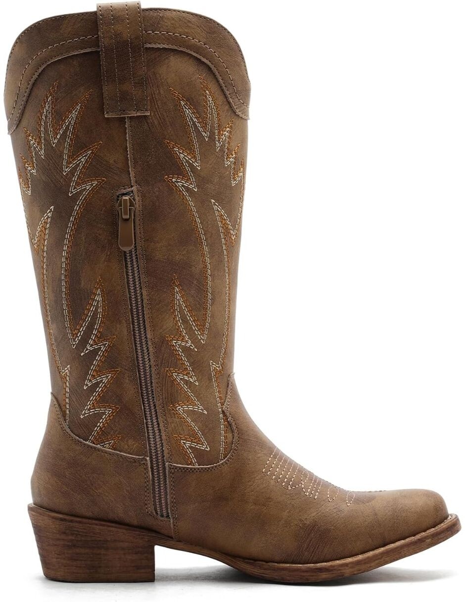Bota cowboy abajo de la rodilla para mujer 5