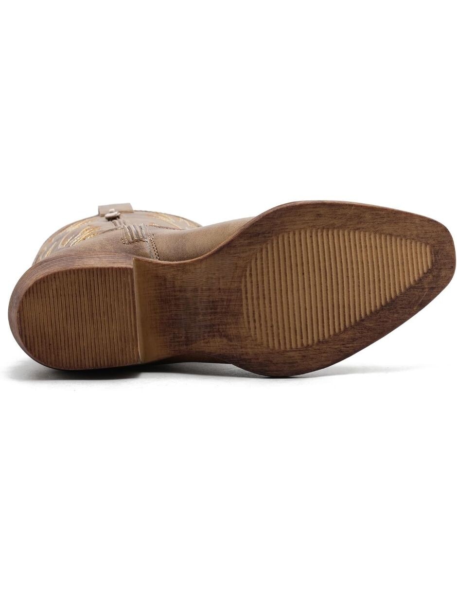 Bota cowboy abajo de la rodilla para mujer 4