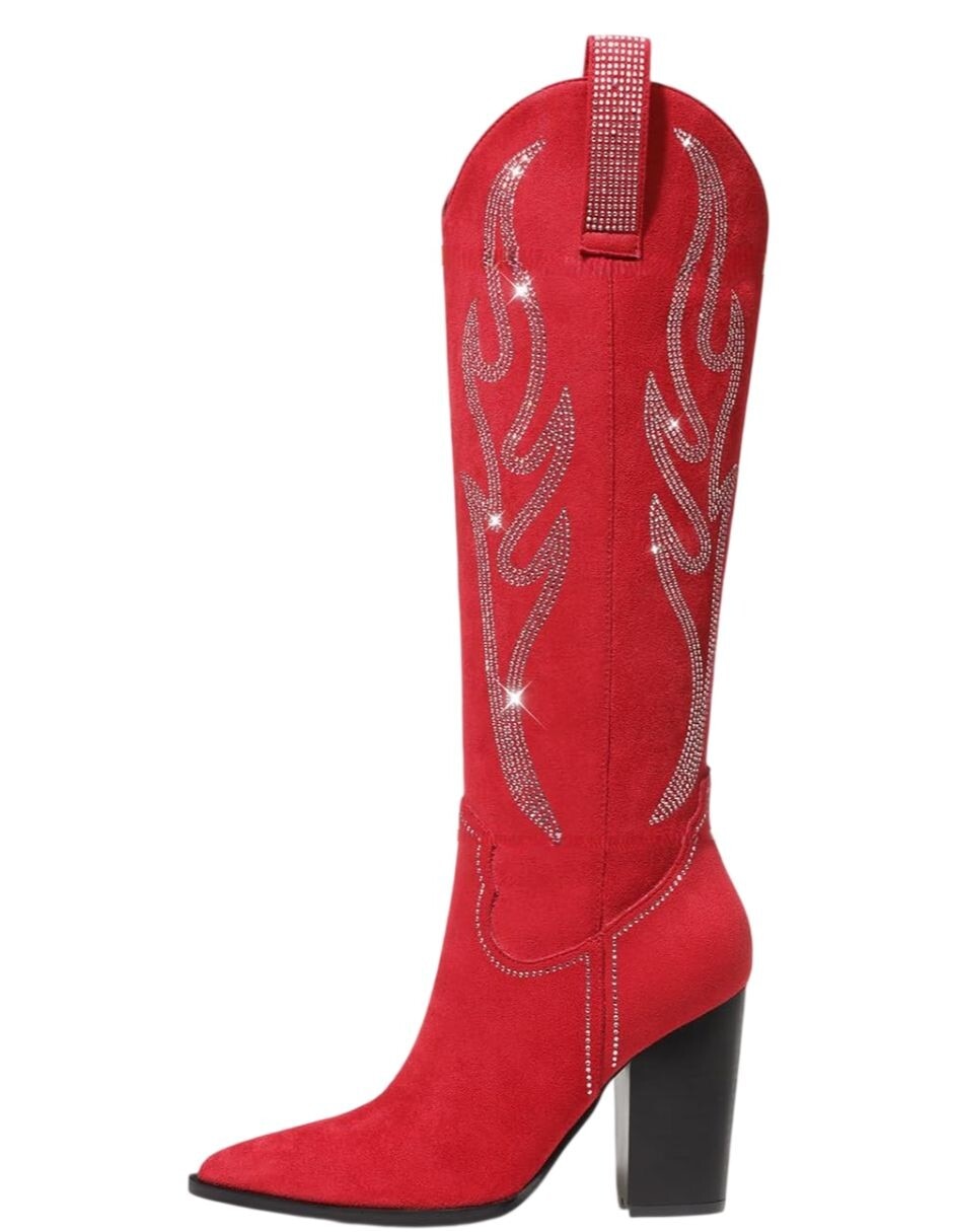 Bota cowboy abajo de la rodilla para mujer 1