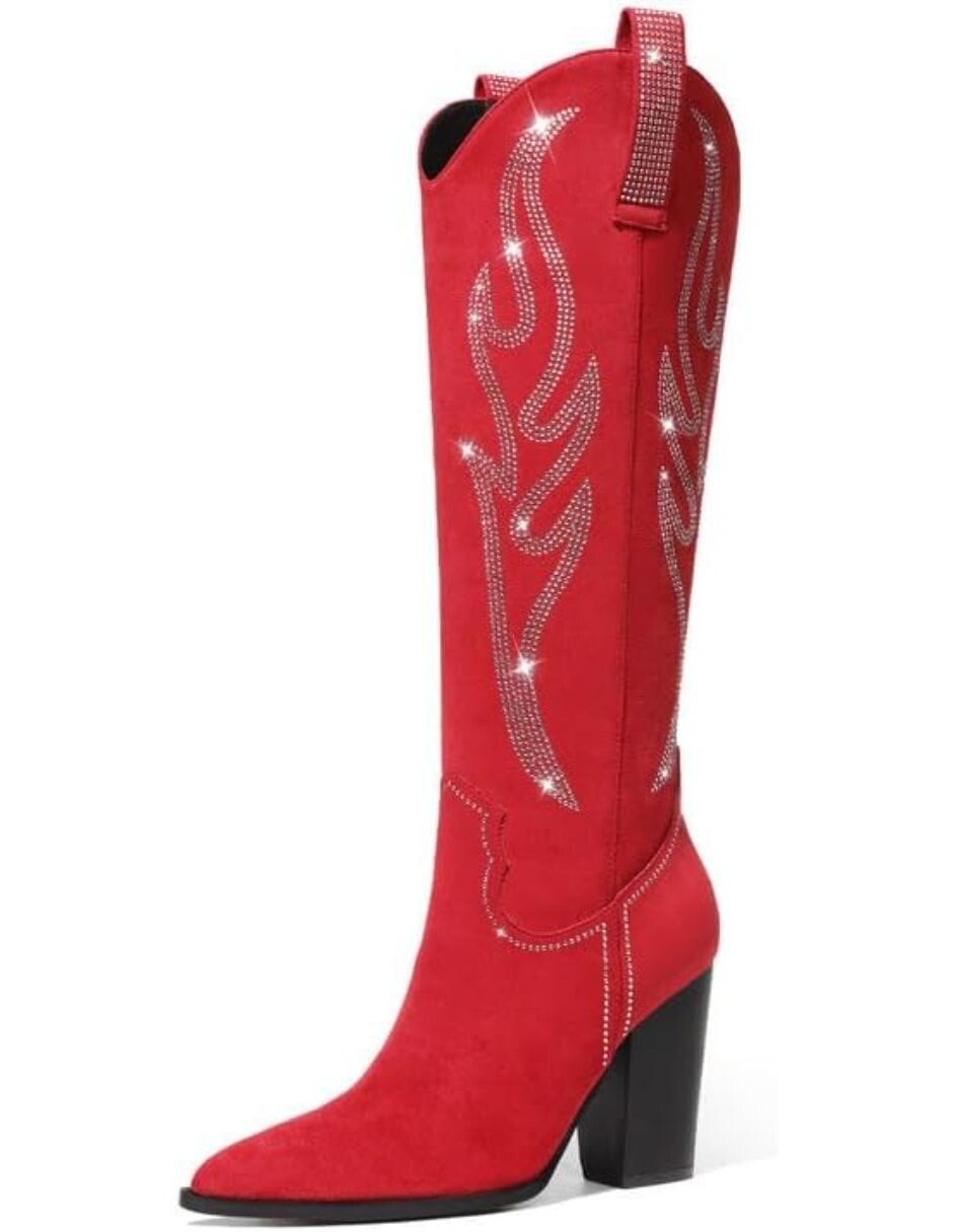 Bota cowboy abajo de la rodilla para mujer 2