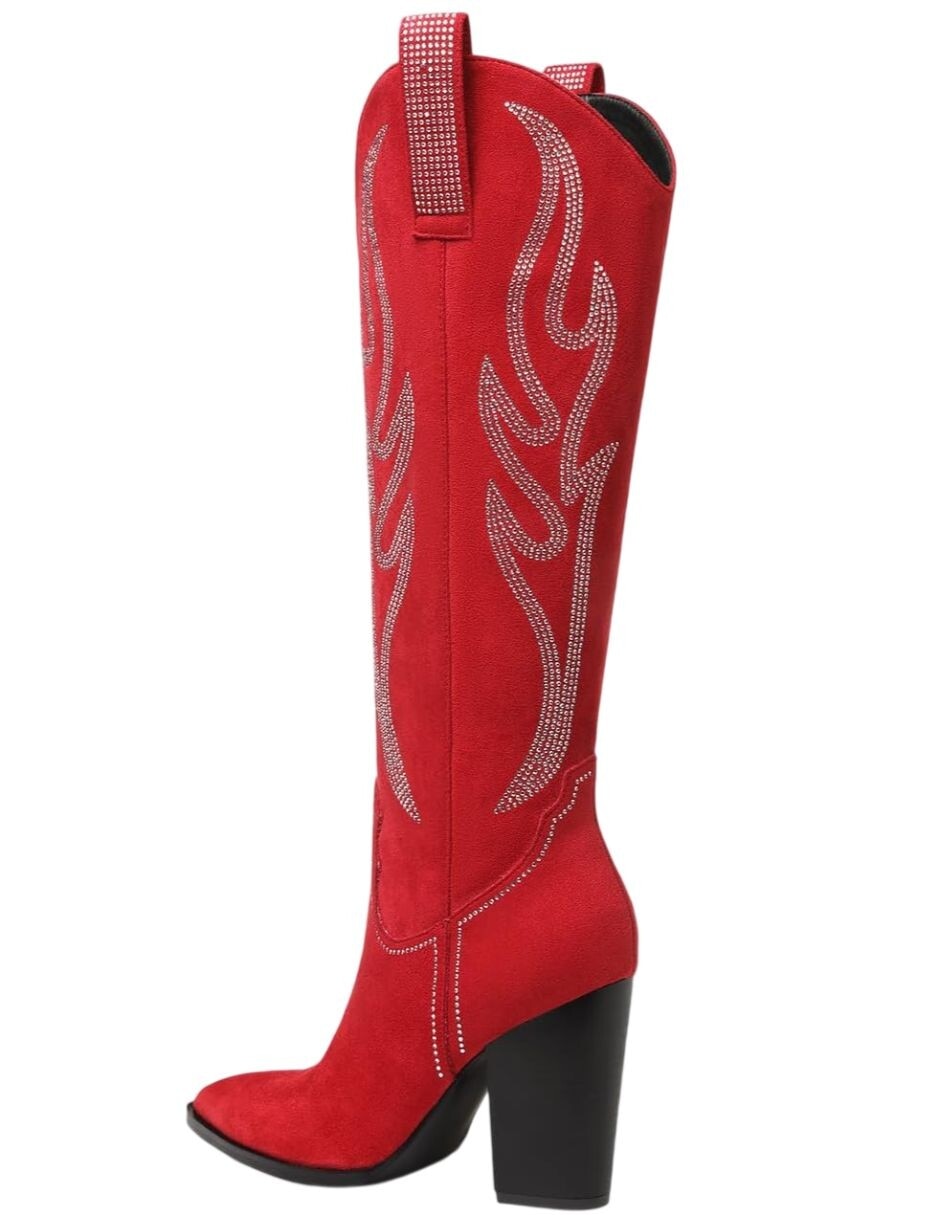 Bota cowboy abajo de la rodilla para mujer 5