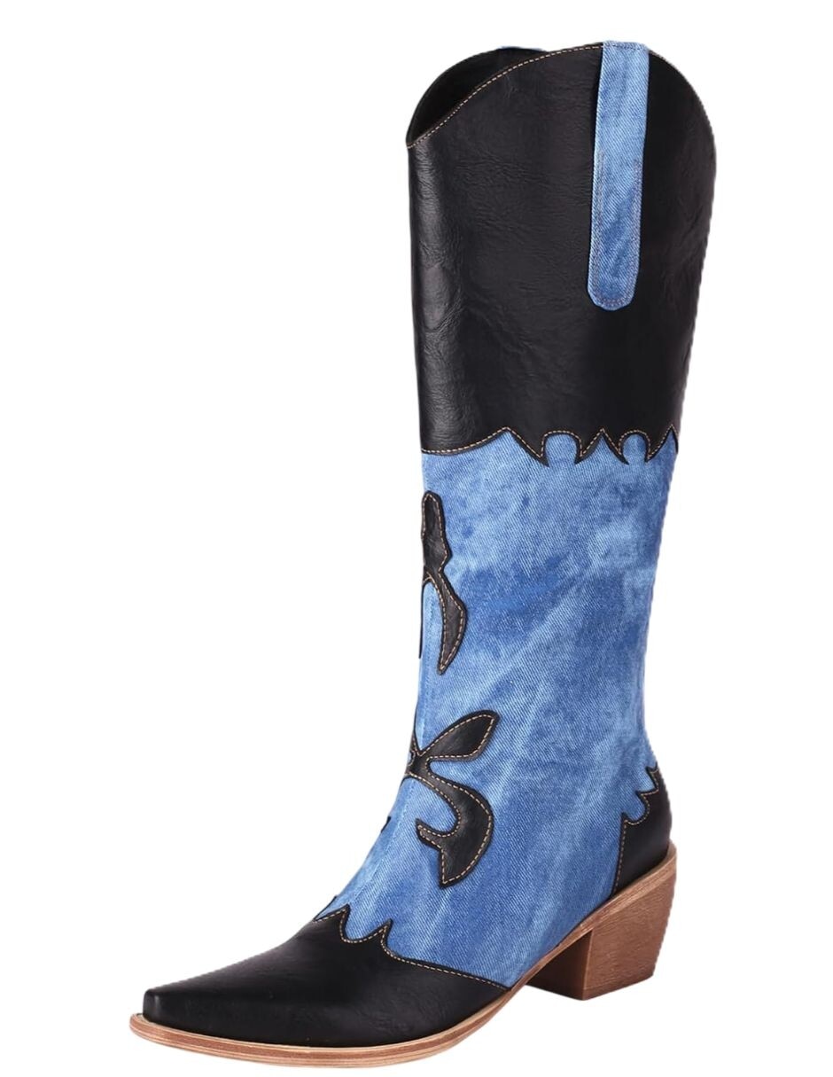 Bota cowboy abajo de la rodilla para mujer 1
