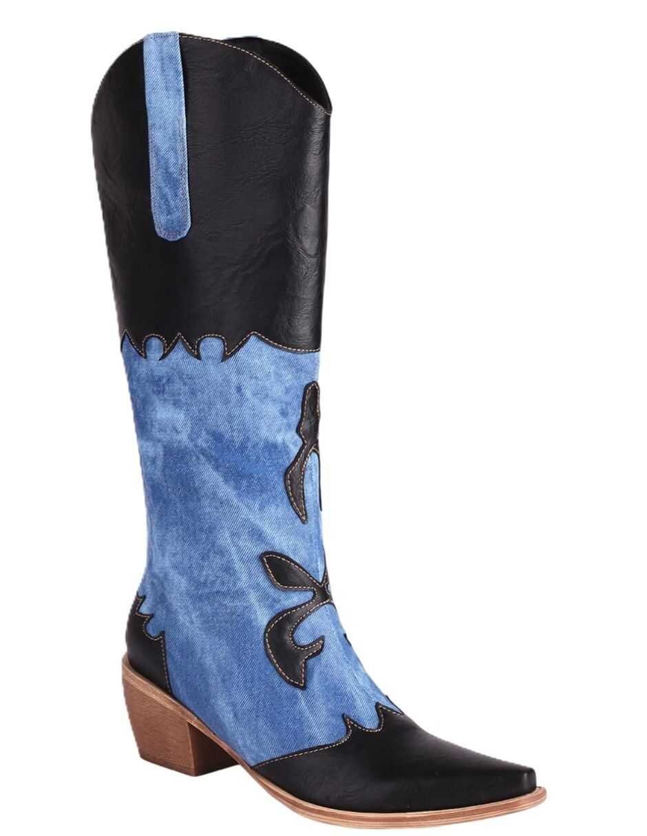 Bota cowboy abajo de la rodilla para mujer 5