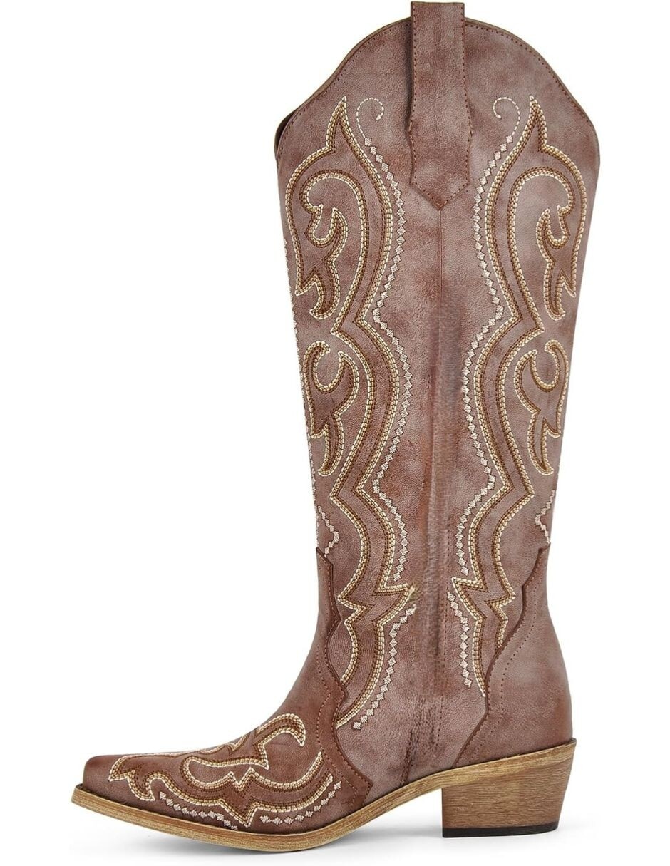 Bota cowboy abajo de la rodilla para mujer Bota cowboy abajo de la rodilla para mujer