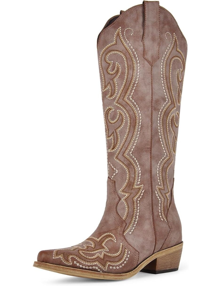Bota cowboy abajo de la rodilla para mujer 2