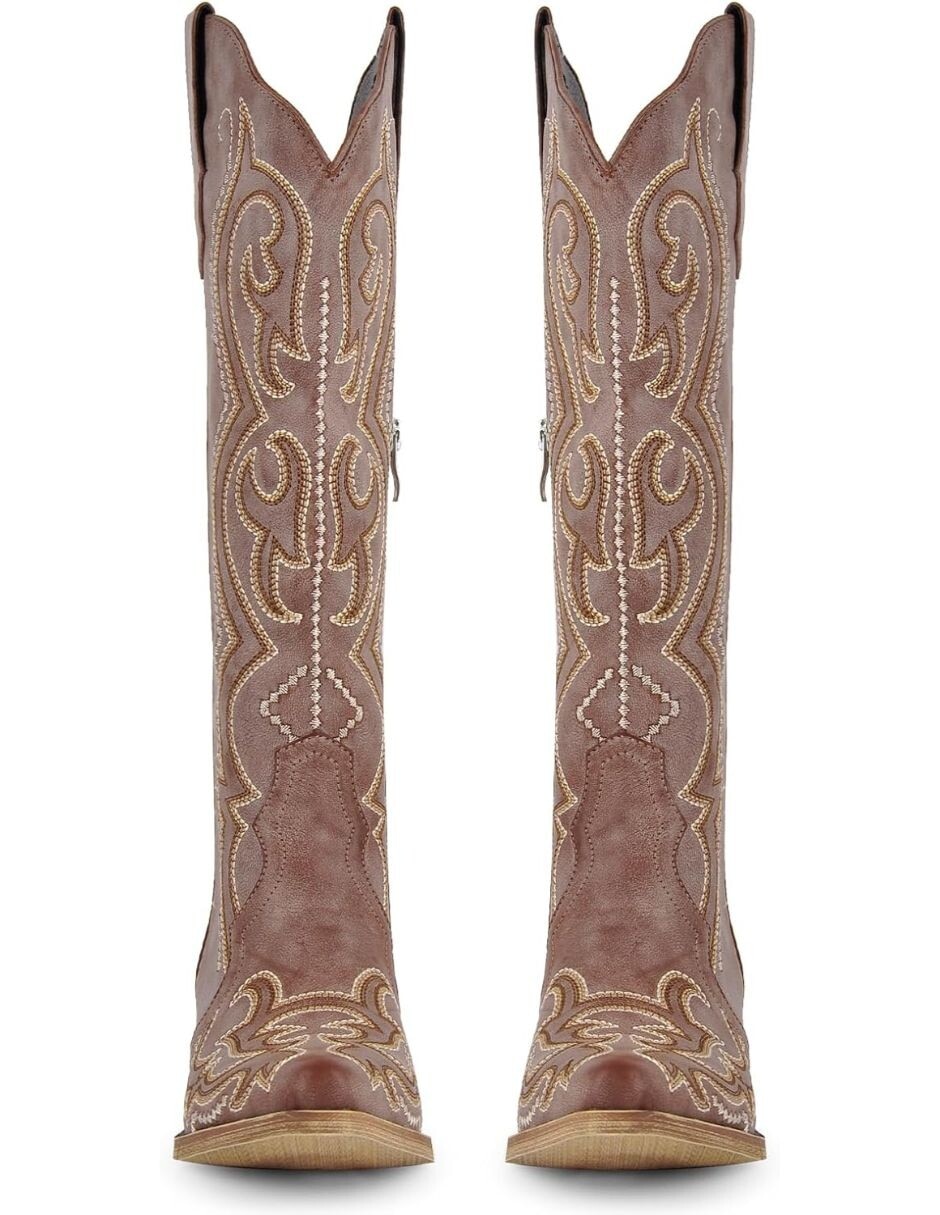 Bota cowboy abajo de la rodilla para mujer 3