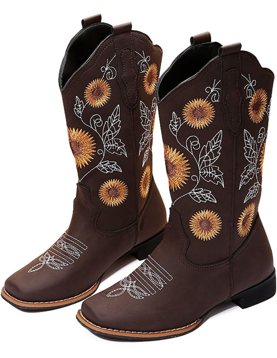 Bota cowboy abajo de la rodilla para mujer 2