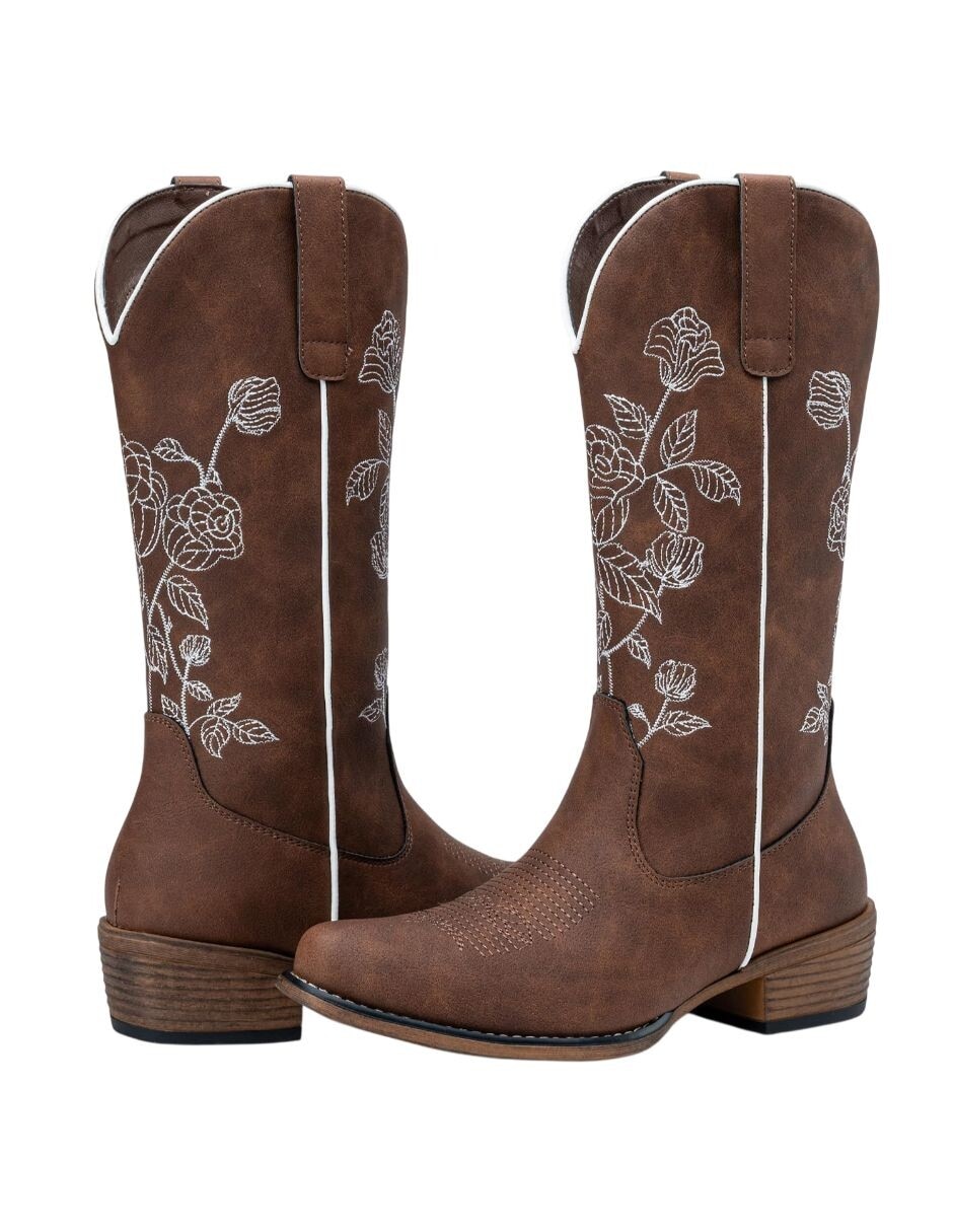 Bota cowboy abajo de la rodilla para mujer 5
