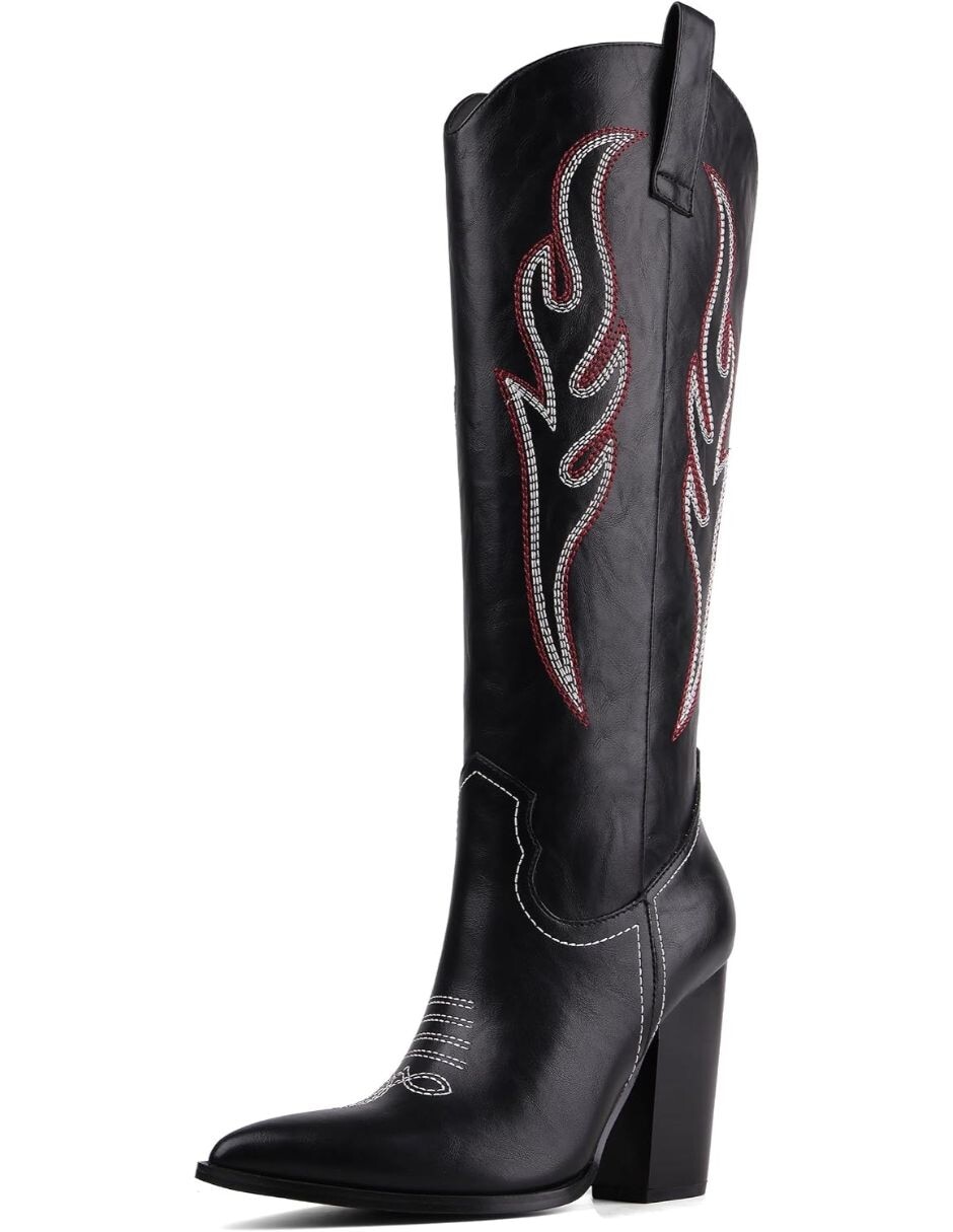 Bota cowboy abajo de la rodilla para mujer 1