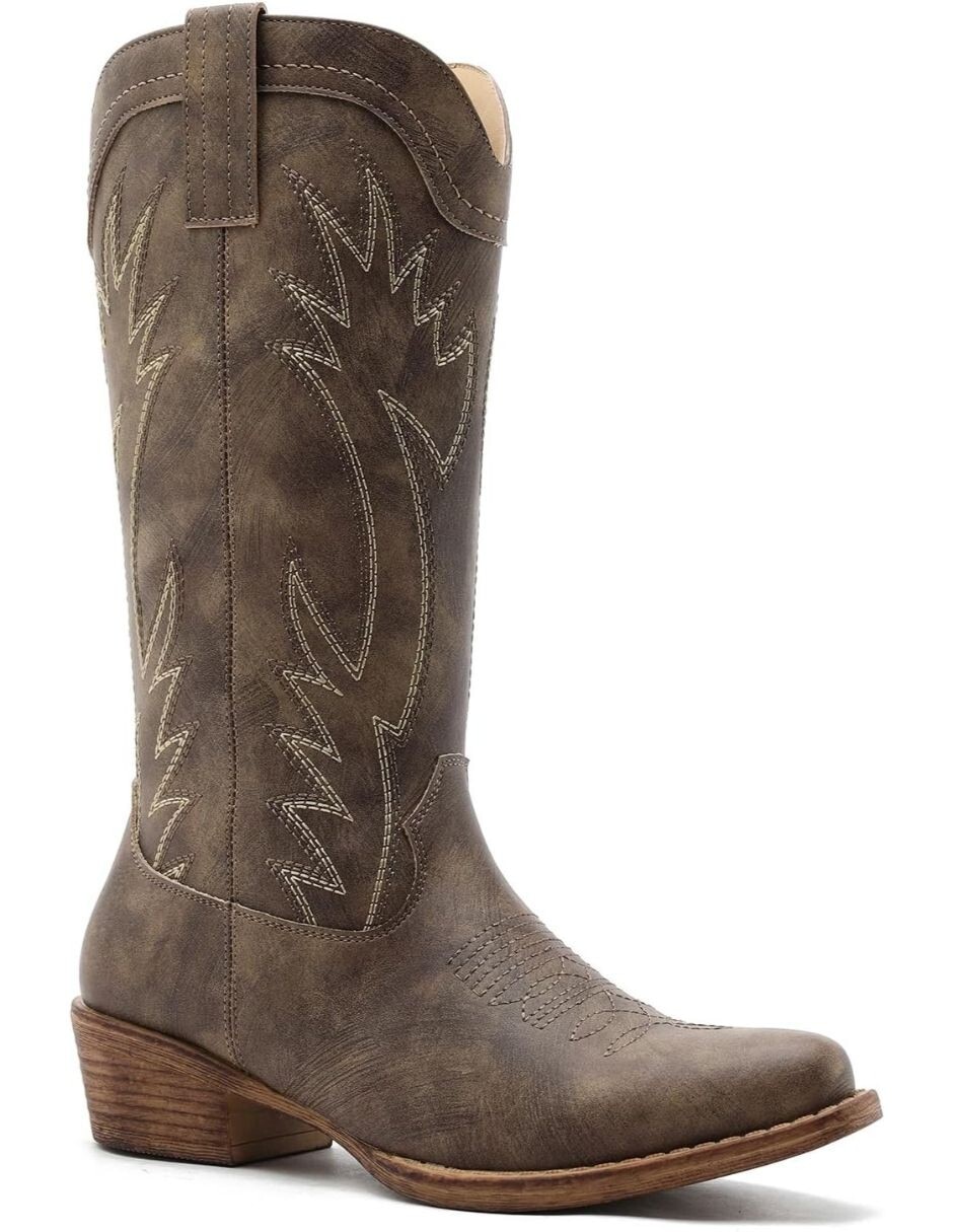 Bota cowboy abajo de la rodilla para mujer 2