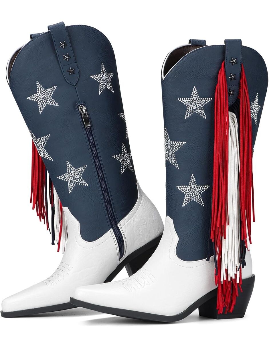Bota cowboy abajo de la rodilla para mujer 5