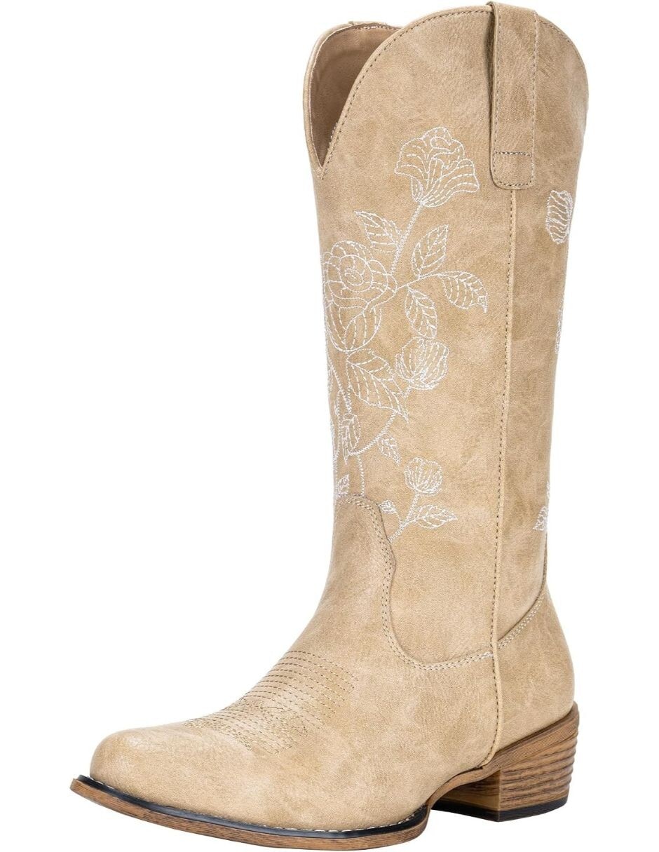 Bota cowboy abajo de la rodilla para mujer 1