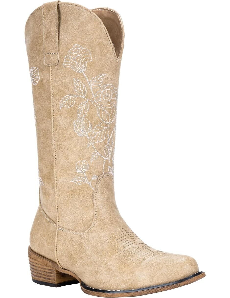Bota cowboy abajo de la rodilla para mujer 2
