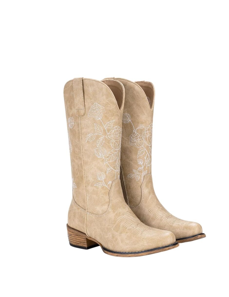 Bota cowboy abajo de la rodilla para mujer 3