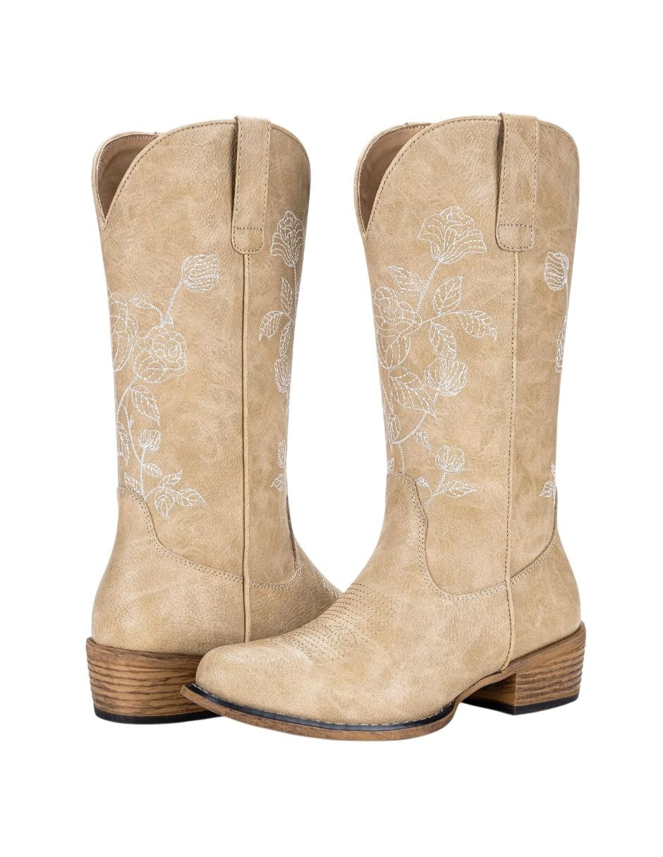 Bota cowboy abajo de la rodilla para mujer 5