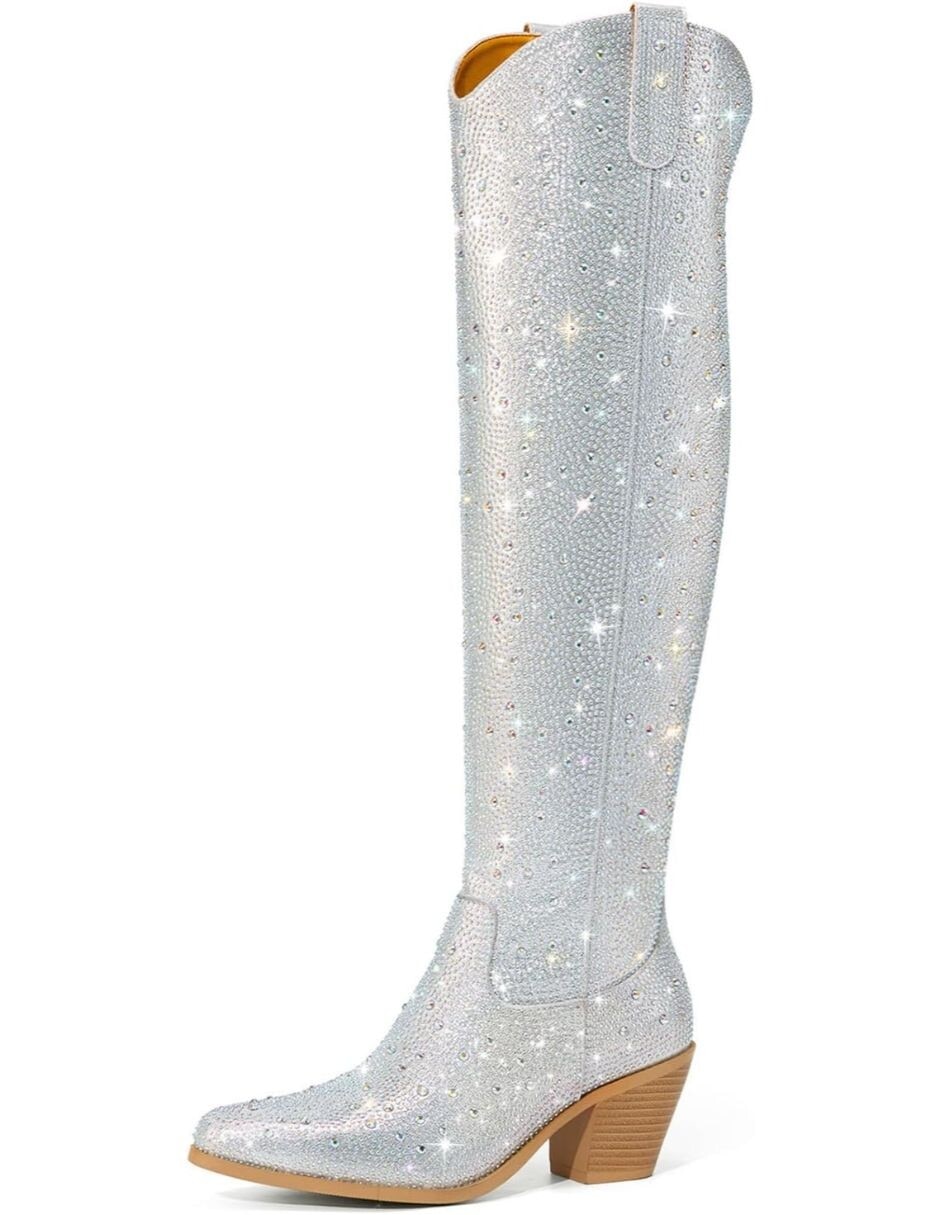 Bota cowboy abajo de la rodilla para mujer Bota cowboy abajo de la rodilla para mujer