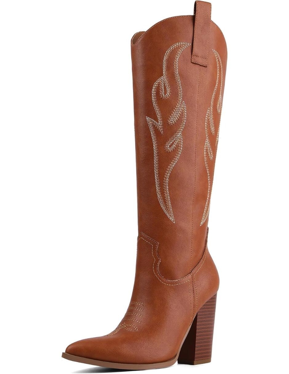 Bota cowboy abajo de la rodilla para mujer Bota cowboy abajo de la rodilla para mujer