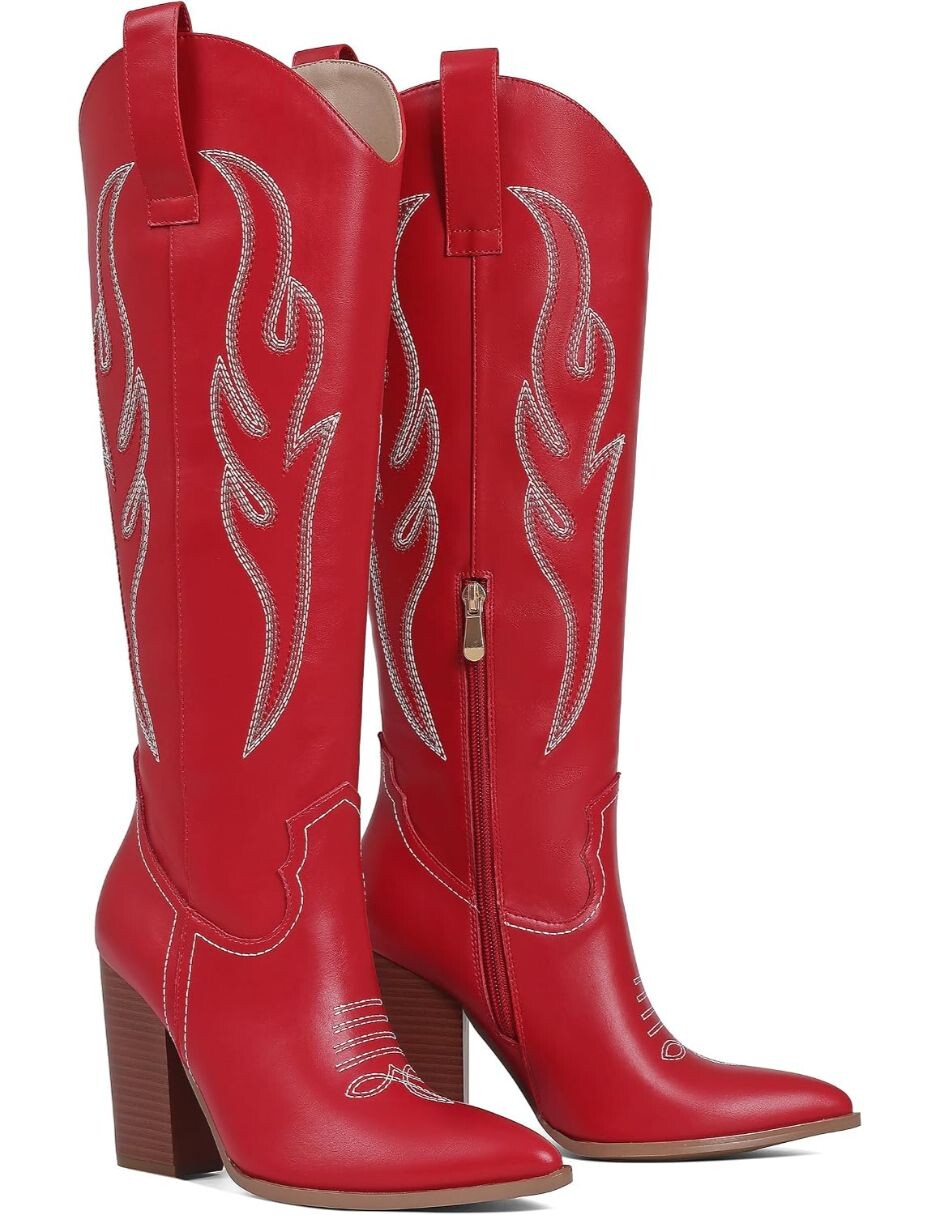 Bota cowboy abajo de la rodilla para mujer 5