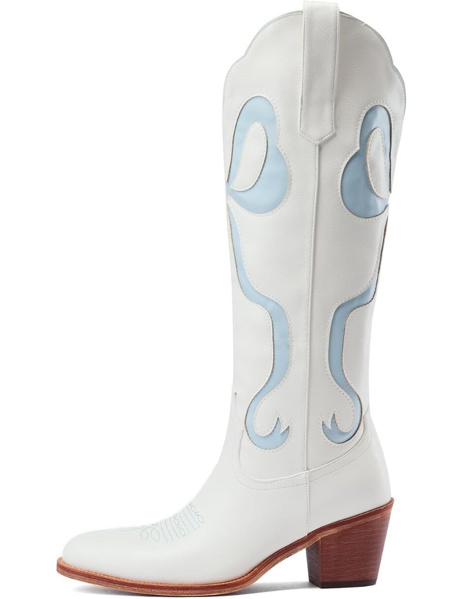 Bota cowboy abajo de la rodilla para mujer