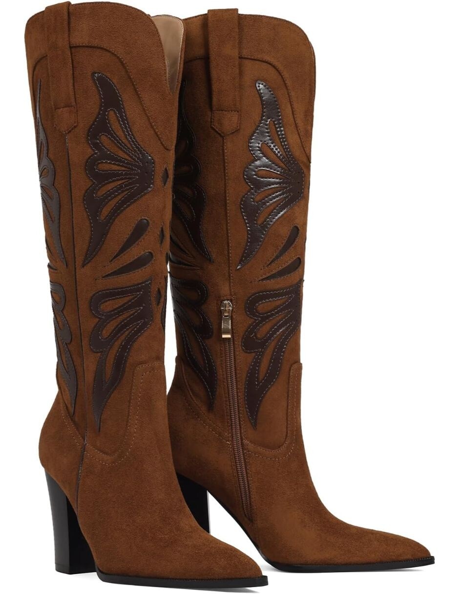 Bota cowboy abajo de la rodilla para mujer 5