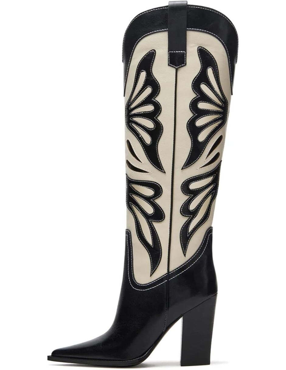 Bota cowboy abajo de la rodilla para mujer