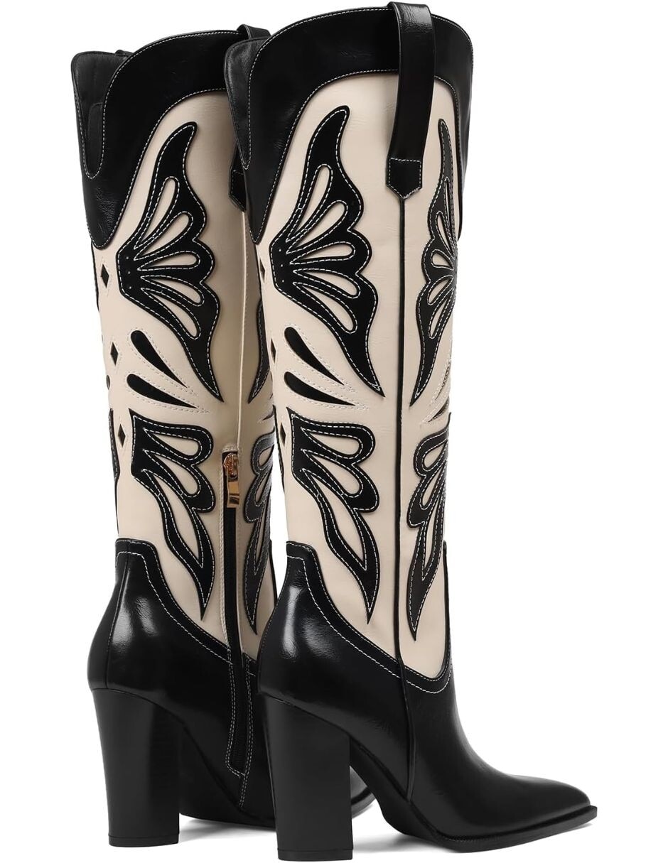Bota cowboy abajo de la rodilla para mujer 5
