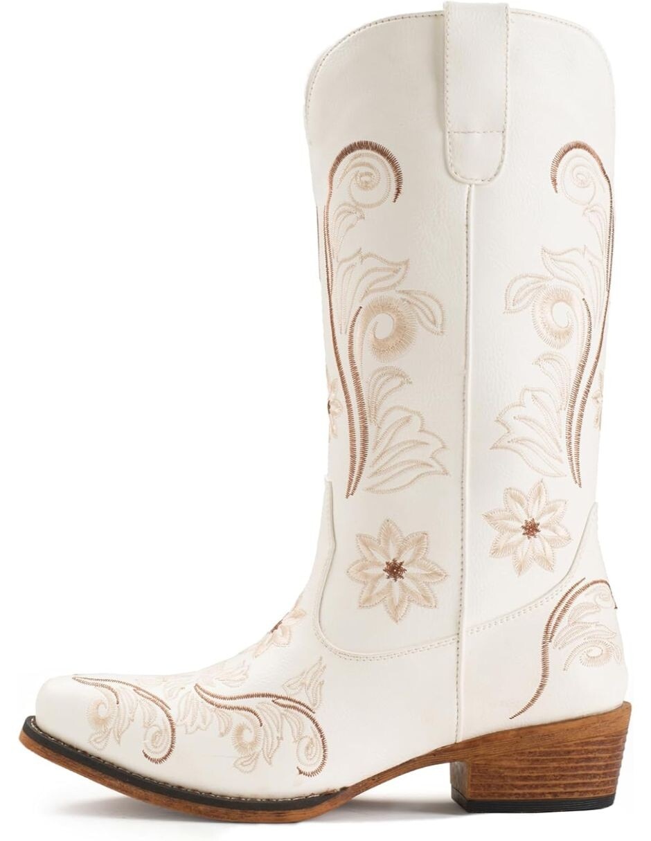 Bota cowboy abajo de la rodilla para mujer