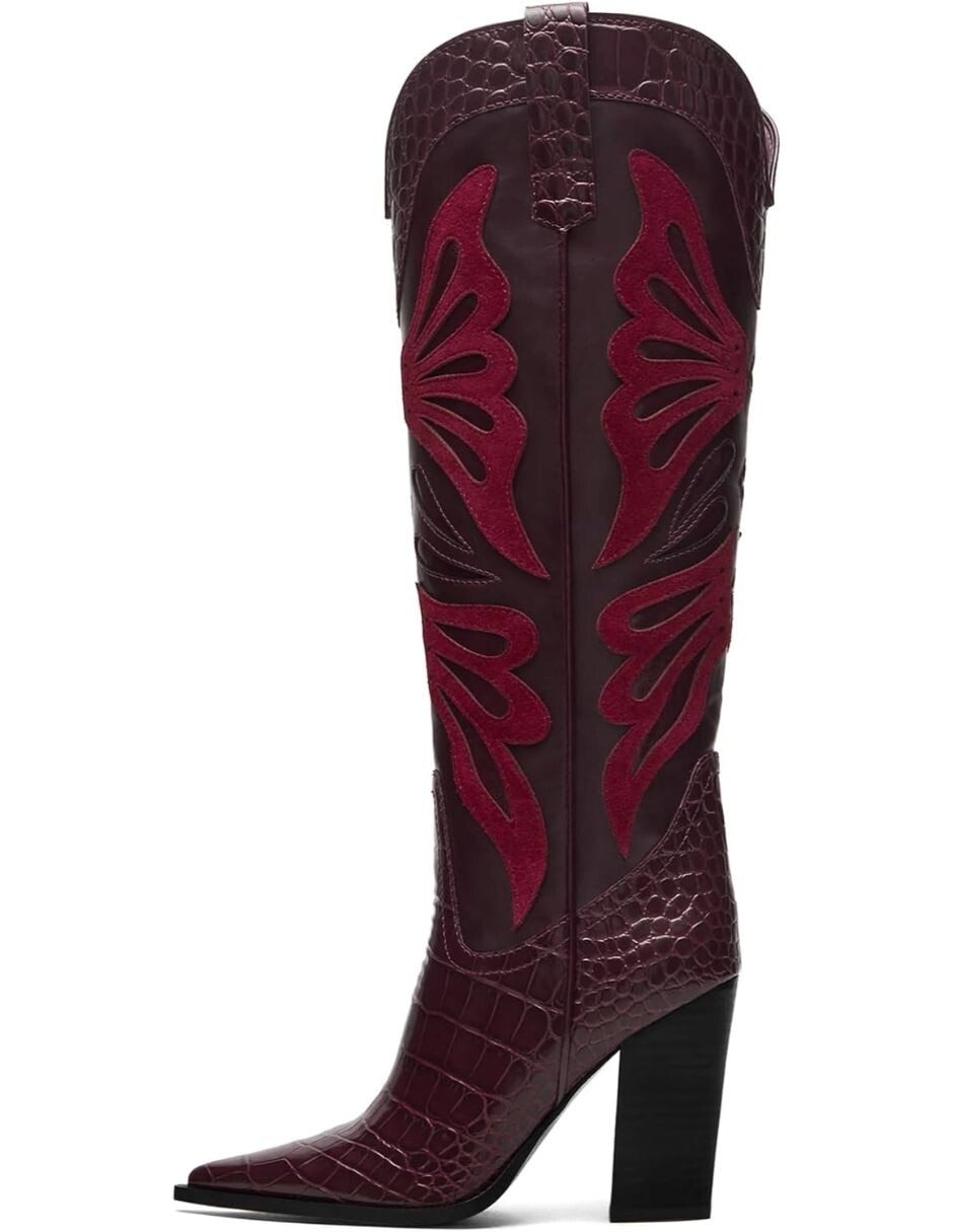 Bota cowboy abajo de la rodilla para mujer Bota cowboy abajo de la rodilla para mujer