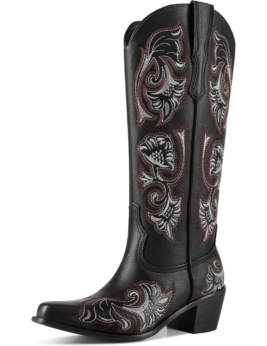 Bota cowboy abajo de la rodilla para mujer 2