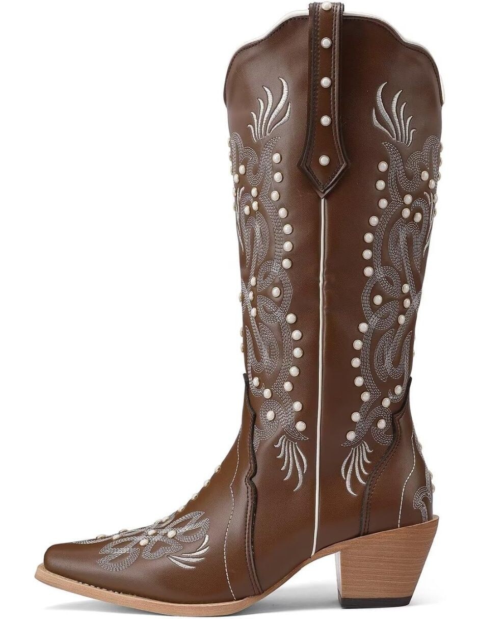 Bota cowboy abajo de la rodilla para mujer 1